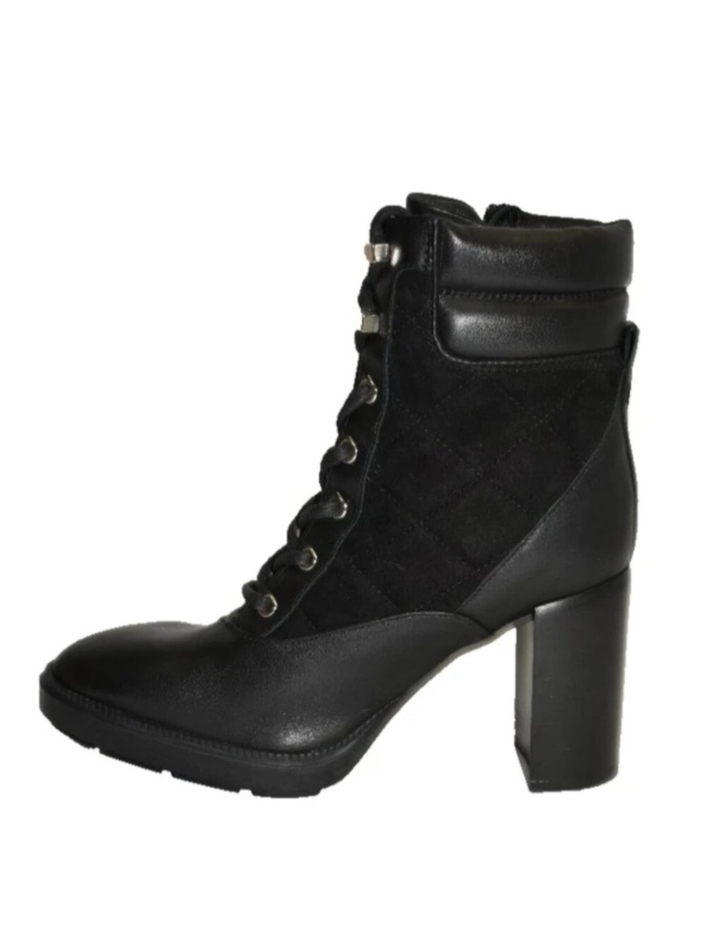 Aquatalia Lole Black Suede Lace Up Ankle & Booties Boots